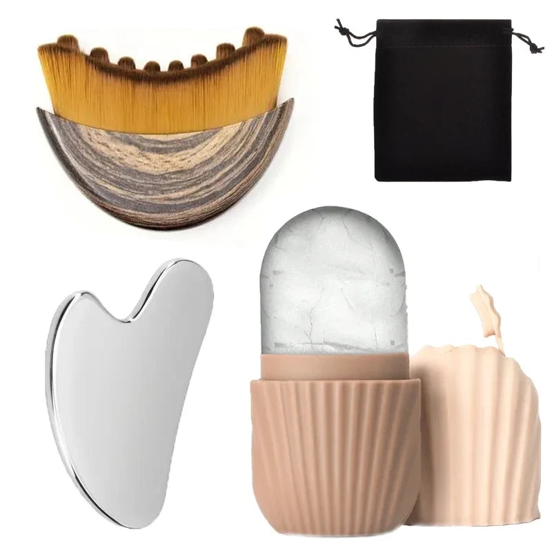 Stainless Steel Gua Sha & Lymphatic Drainage Tool Set