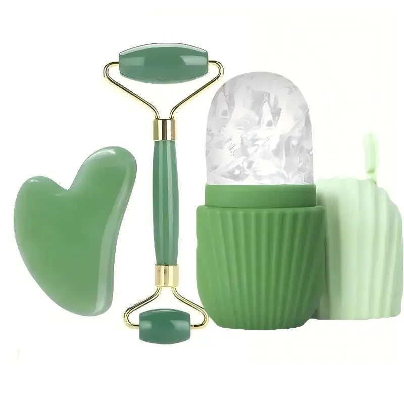 Ice Roller & Gua Sha Anti-Puffiness 2-Piece Set