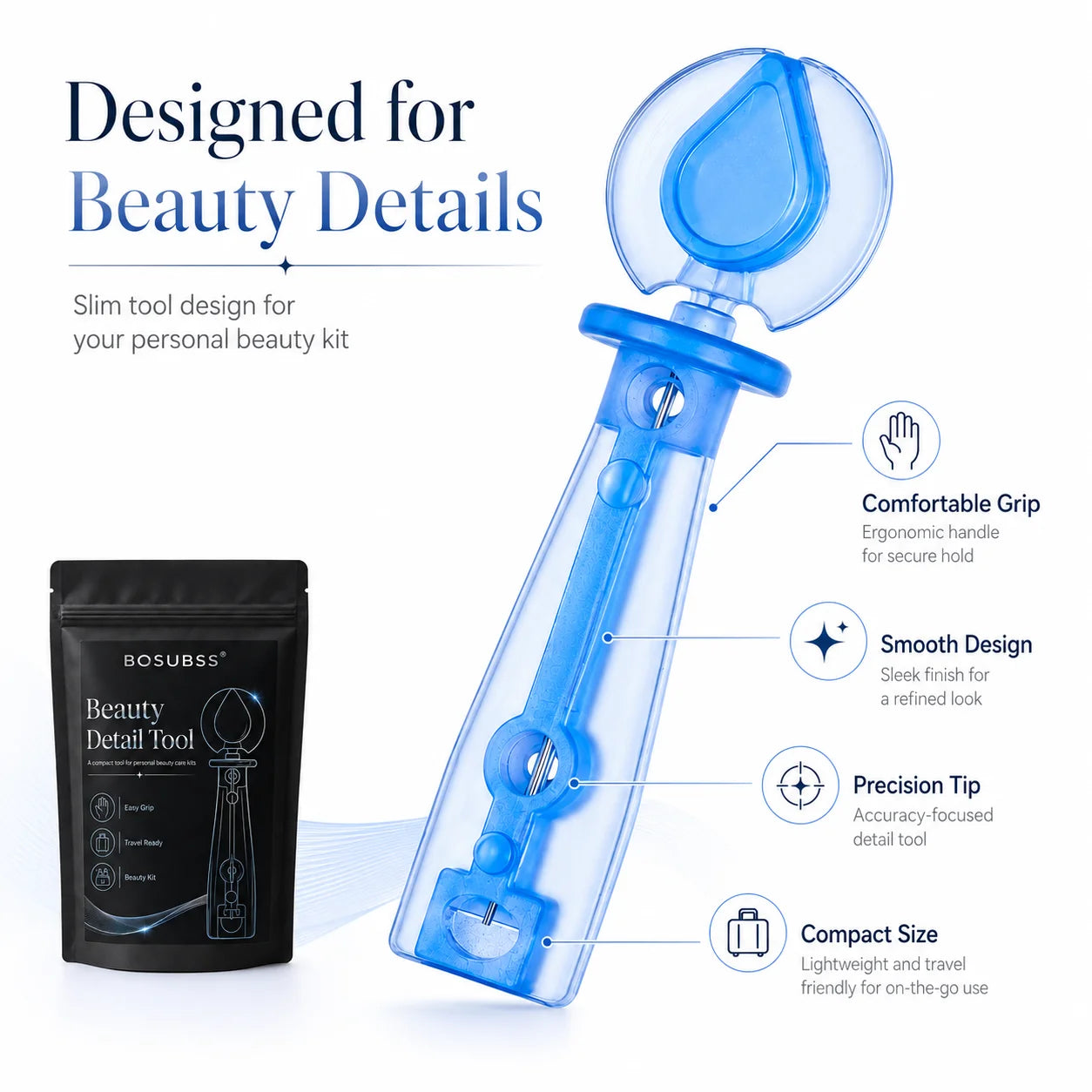 50-Piece Precision Beauty & Personal Care Tool Kit | Arctic Glow Beauty Supply