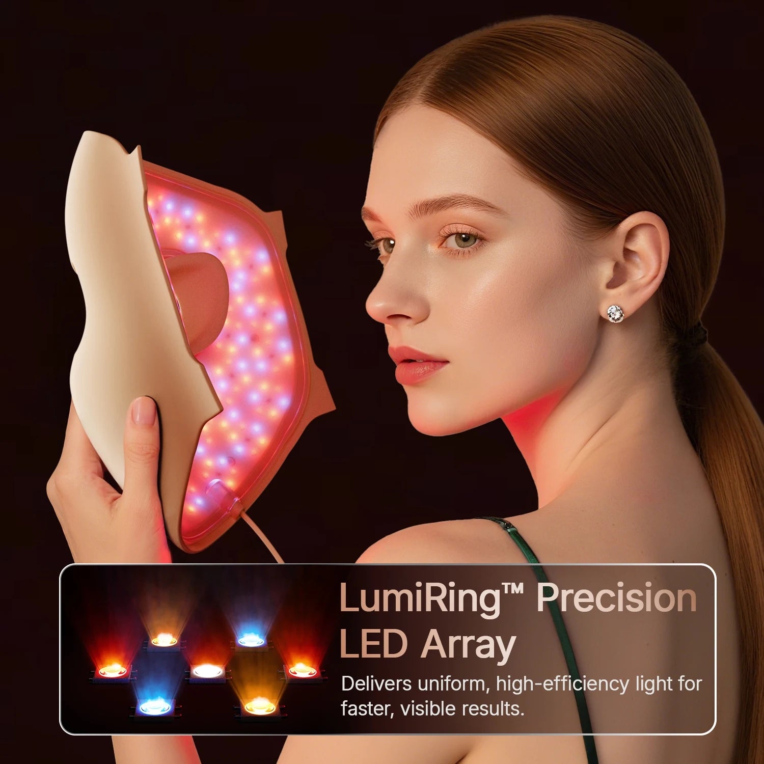 M300 4D LED Light Therapy Face & Neck Mask - product photo 5