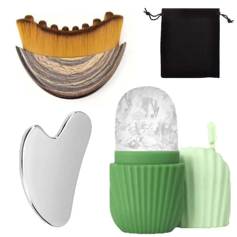 Stainless Steel Gua Sha & Lymphatic Drainage Tool Set