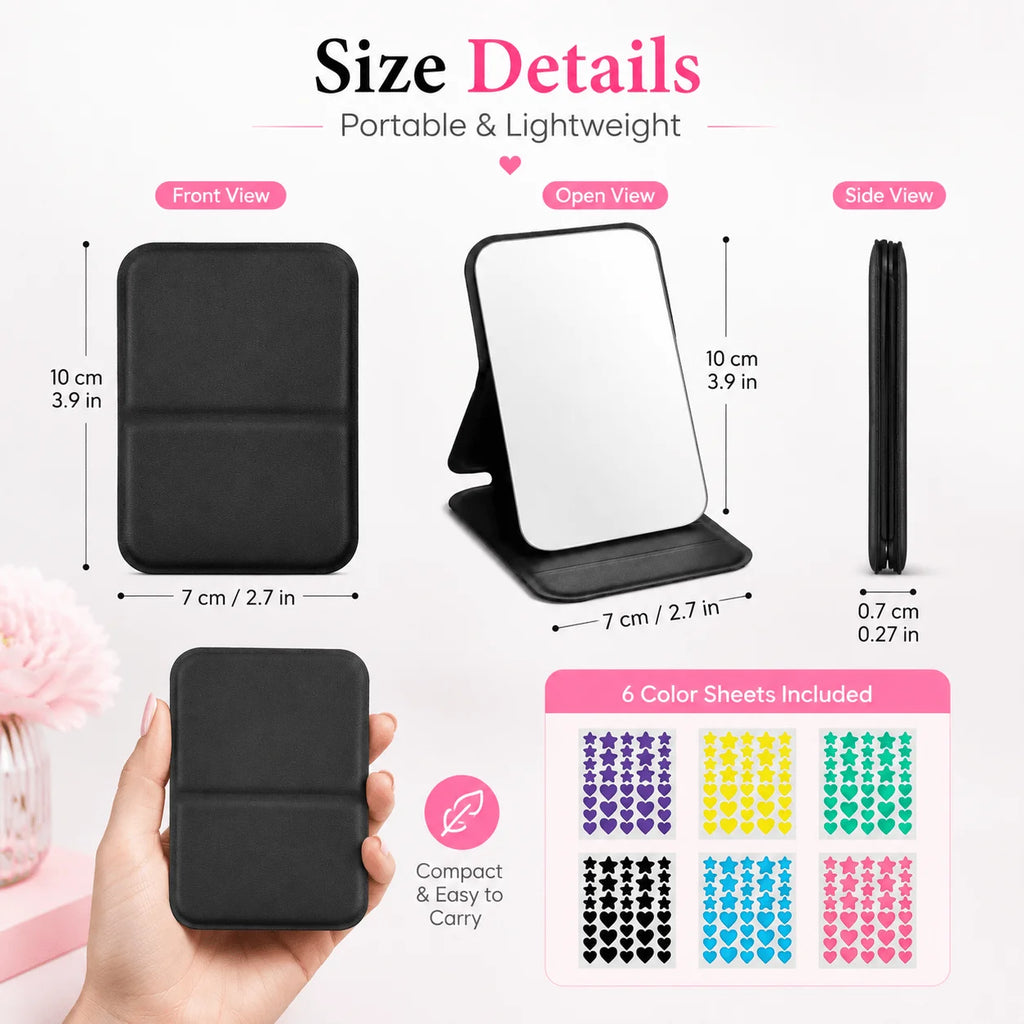 Foldable Tabletop Mirror & Pimple Patch Set - product photo 4