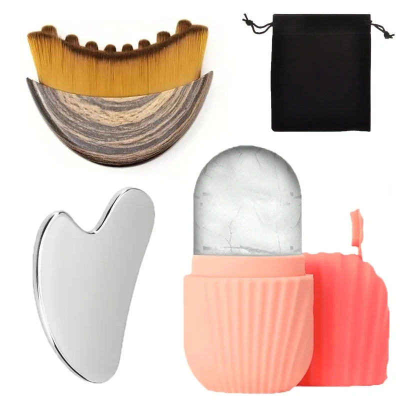 Stainless Steel Gua Sha & Lymphatic Drainage Tool Set