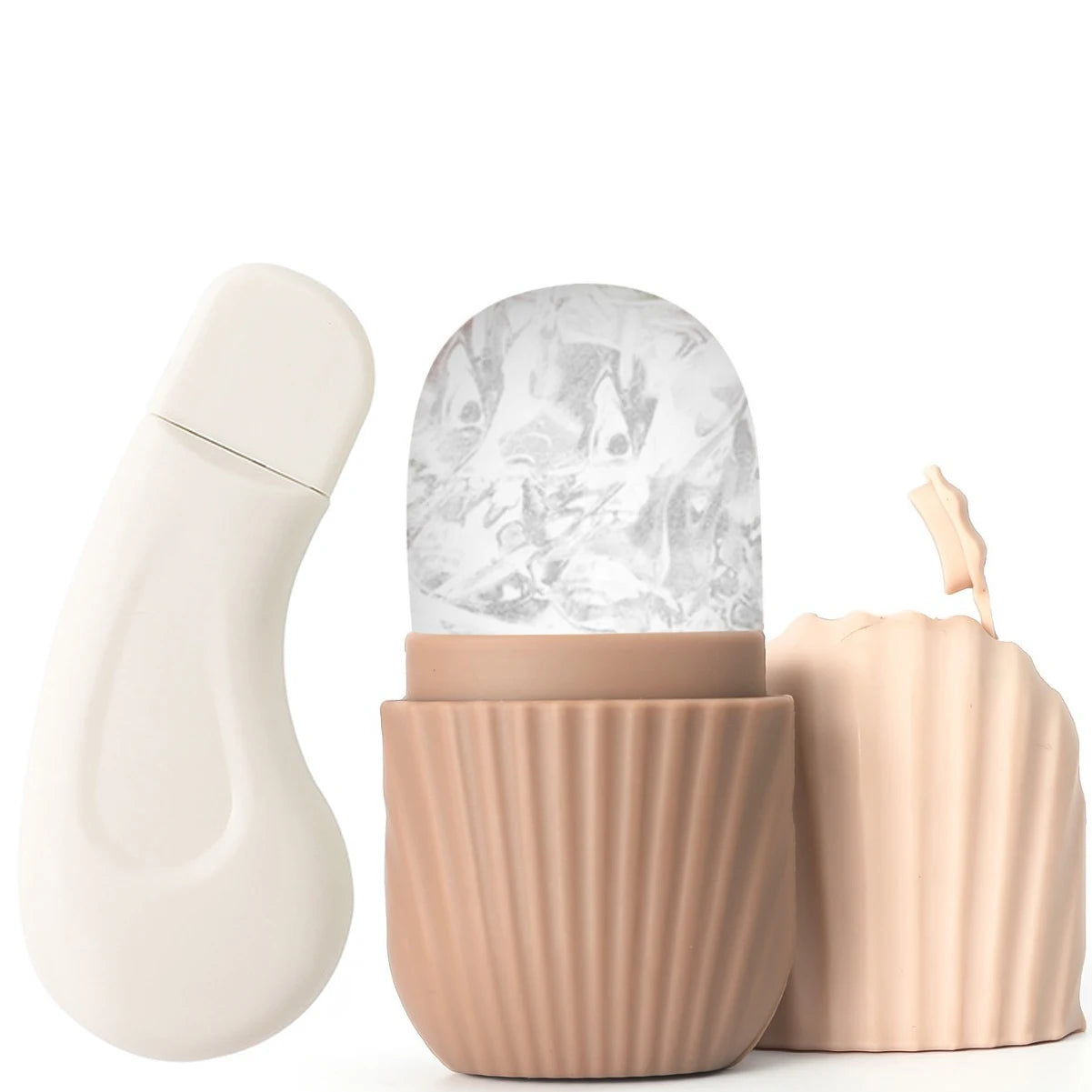 Facial Ice Roller & Cooling Mold Set