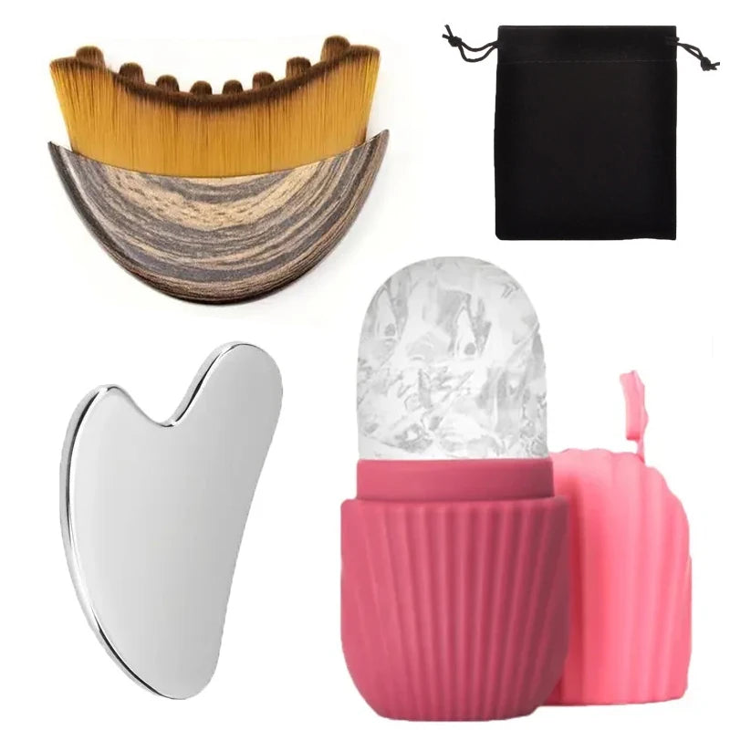 Stainless Steel Gua Sha & Lymphatic Drainage Tool Set