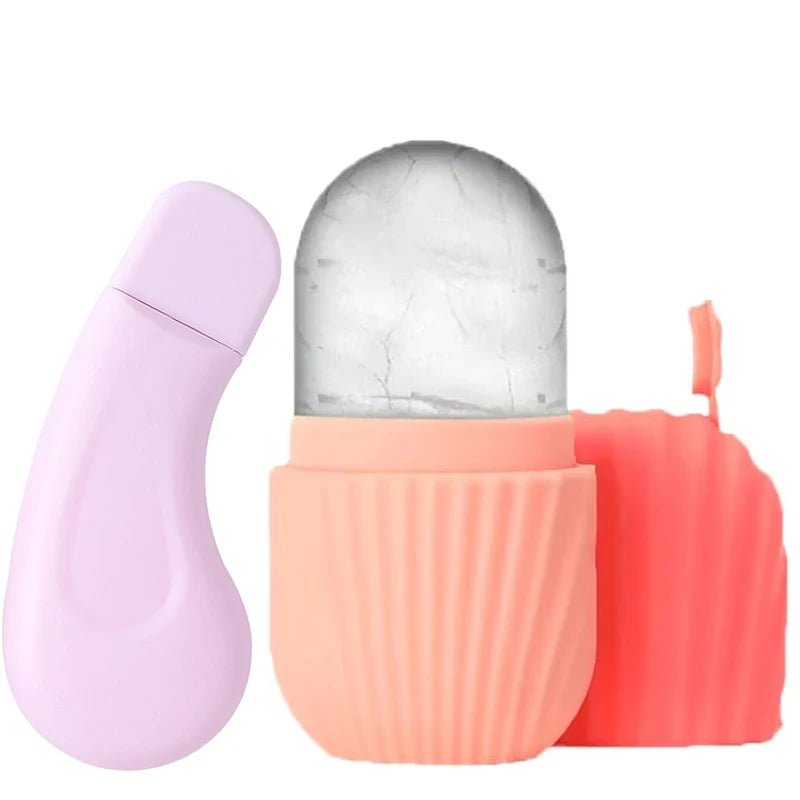 Facial Ice Roller & Cooling Mold Set