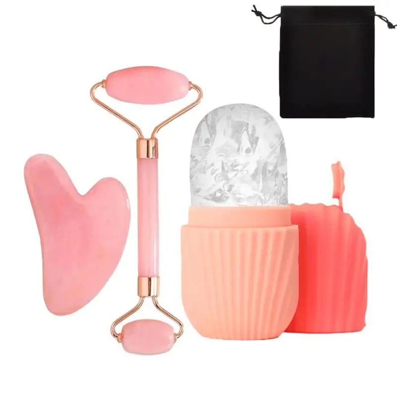 Ice Roller & Gua Sha Anti-Puffiness 2-Piece Set