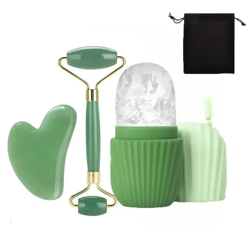 Ice Roller & Gua Sha Anti-Puffiness 2-Piece Set