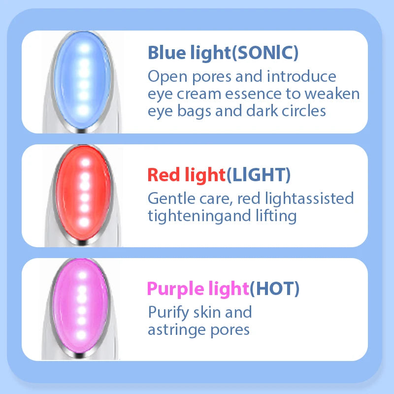 3-in-1 LED Eye Massager Wand - product photo 4