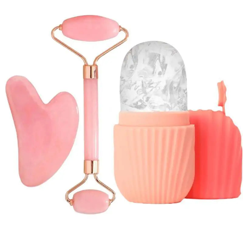 Ice Roller & Gua Sha Anti-Puffiness 2-Piece Set