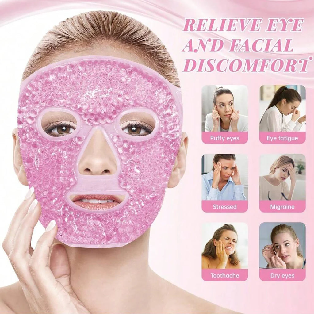 Gel Cooling Ice Face & Eye Mask - product photo 5