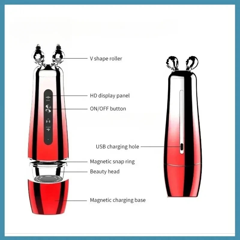 3-in-1 Microcurrent Facial Sculpting Massager - product photo 2