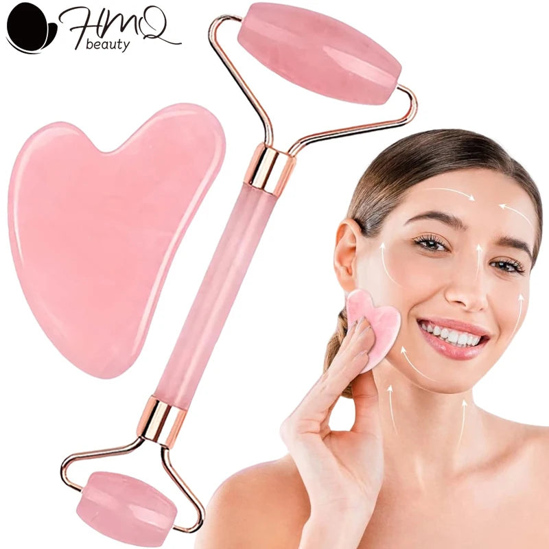 Dual Facial Roller — Face, Neck & Eye Massage Set