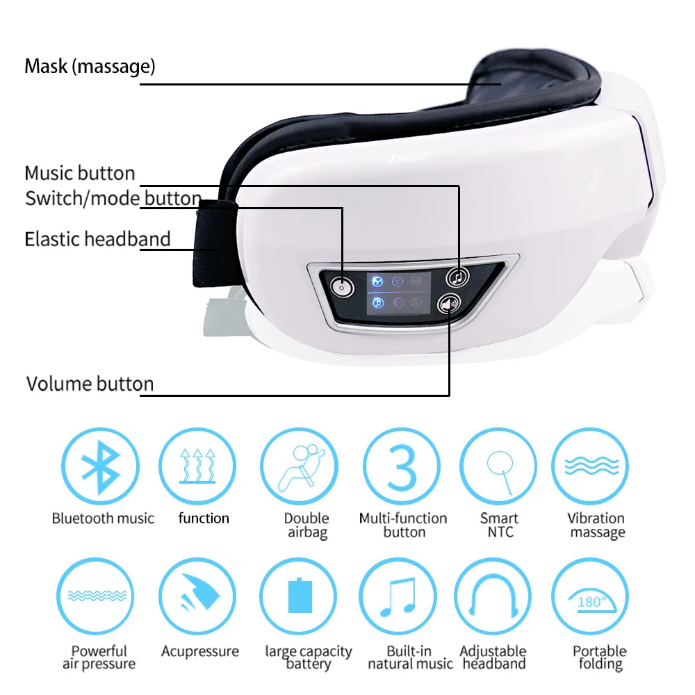 6D Smart Air Compression Eye Massager - product photo 4