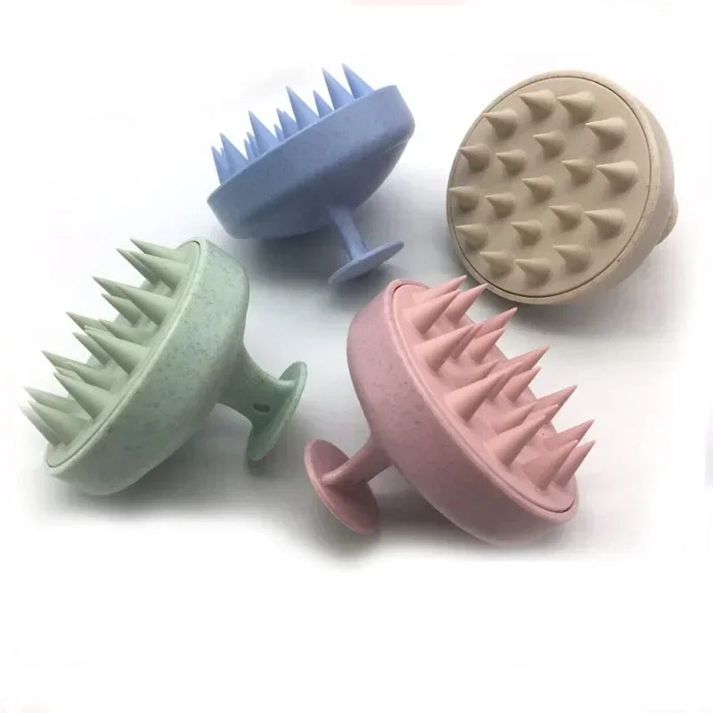 Silicone Scalp Massage Shampoo Brush